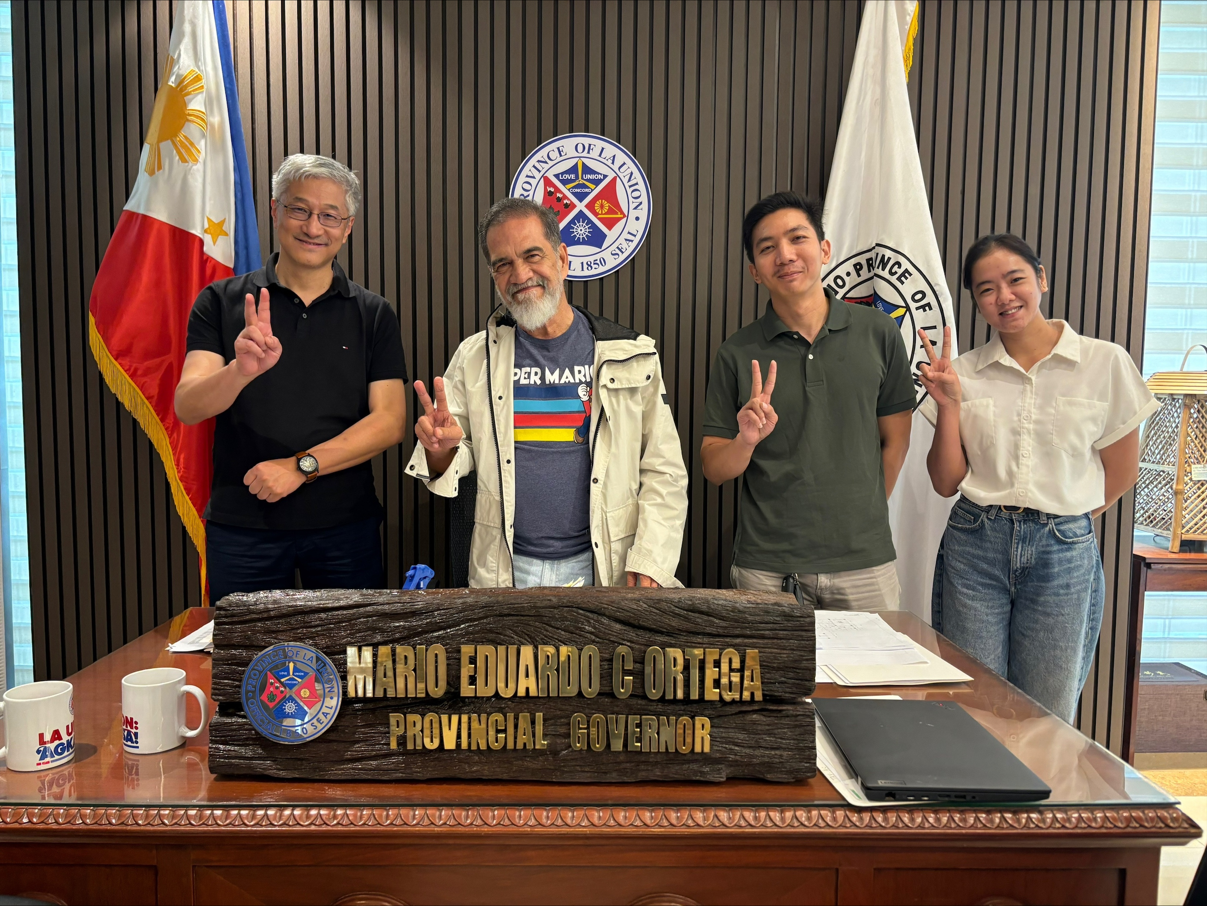 UPowerEnergy Meets Governor Mario Eduardo C. Ortega